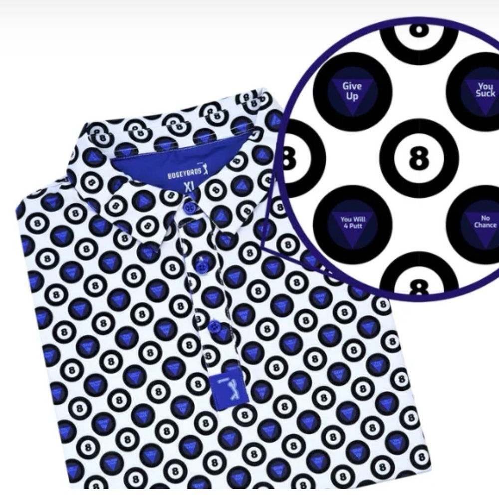 Bogey Bros magic 8 ball polo